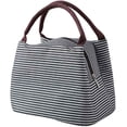 thumbnail image 1 of Ywuzuh Summer Savings Insulated Lunch Bag for Women, Men, and K+ids, Large and Reusable, Handle, Freezable Work and S+chool Travel Tote and Meal Prep Organizer,Stripes, 1 of 7