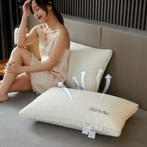 Ywuzuh Pillow for Side Sleepers Queen Size Hotel Quality Bed Pillows for Sleeping Soft and Supportive Pillows for Side, Back Sleepers