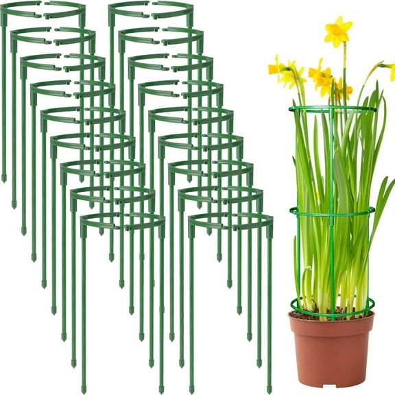 Ywuzuh Plant Support Stakes Sets 2 Pack Garden Garden Trellis for Climbing Plants Plastic Mini Climbing Plant Trellis Flower Pots Support Stackable Trellis for Climbing Plants Peas