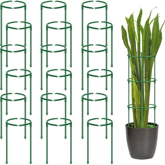 Ywuzuh Plant Support Stakes Sets 3 Pack Garden Garden Trellis for Climbing Plants Plastic Mini Climbing Plant Trellis Flower Pots Support Stackable Trellis for Climbing Plants Peas