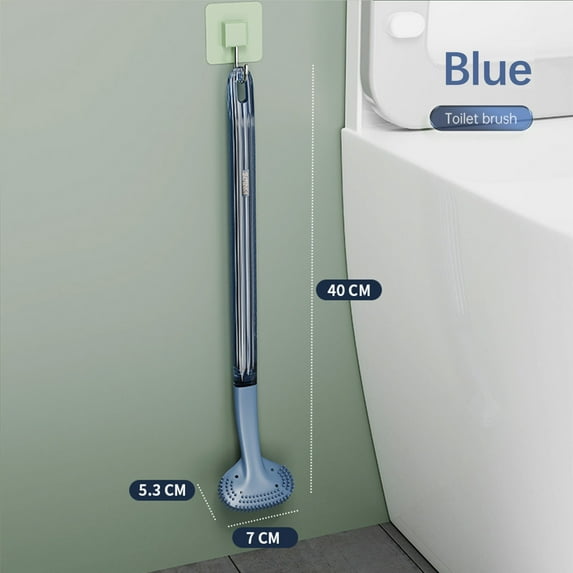 Ywuzuh Toilet Brush Bath Tub Cleaning Brush Long Handle Toilet Brushes for Bathroom-space Saving Covered Brush, Durable, Deep Cleaning