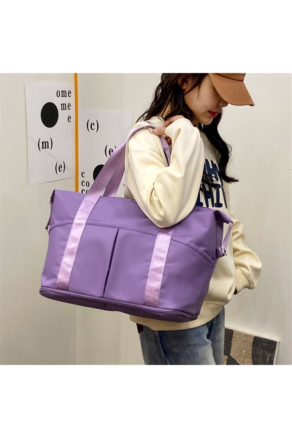 Travel Bag, Water Repellent Weekender with Construction Large Space Fashionable Outline for Weekender Trips Journeys Hiking Adventures Gift for Women Men Mothers Day