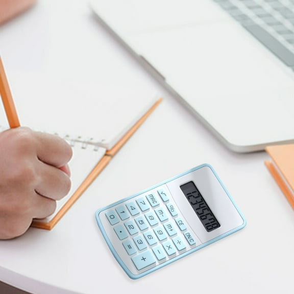 Ywuzuh Under $1 Aesthetic Calculator Savings Cute Basic Calculator with Large LCD Display and Buttons, for Office, S+chool, Home Use