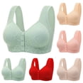 thumbnail image 1 of Yxbdin Womens Front Closure Bra Plus Size Full Coverage Bras Wireless Comfortable Bralettes Supportive Bralette for Large Breast XXXXL, 1 of 3