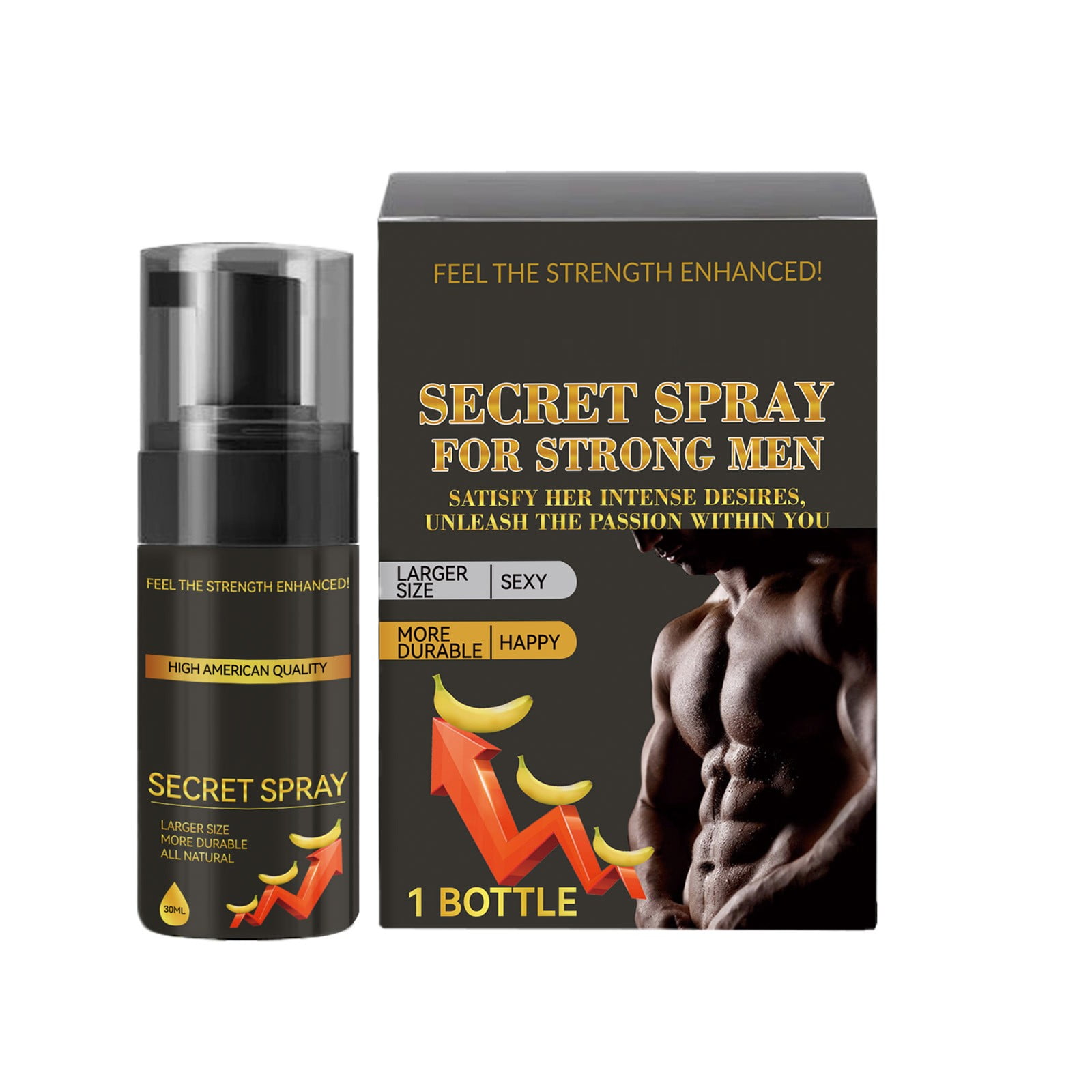 Yxeeychen Body Care Men's Care Spray Men's Massage Body Strong Vitality