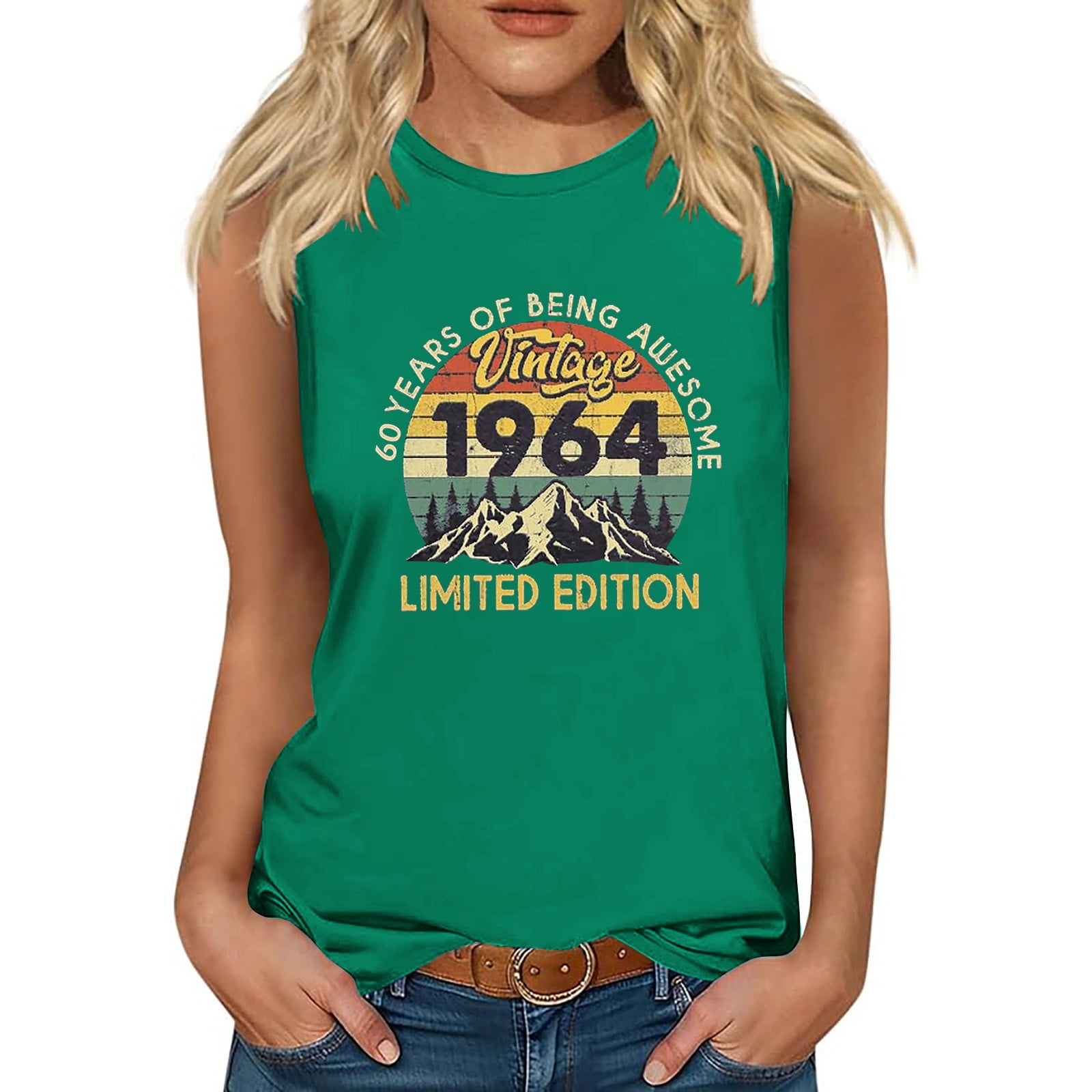 Yxnmud 1964 Vintage Shirt For Women 60th Birthday Gifts 1964 Birthday ...