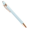 thumbnail image 1 of Yxwen Aluminum Push Ballpoint Pen 1 Morandi Blue, Personalised Pens Velvet Pen Case Group for Teacher Friends Student Faimily Wedding Business 10Ml, 1 of 9