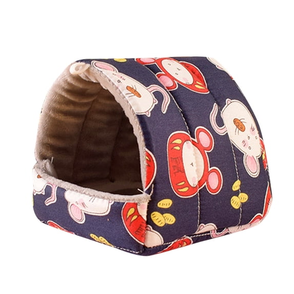 Yxwen Cozy Guinea Pig House, Guinea Pig Bed Cave, Small Pet Animals Bed, for Dutch Pig, Hamster Nest, Hedgehog Rat, Chinchilla Habitat Mini House