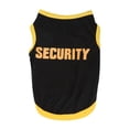 thumbnail image 1 of Yxwen Dog Security Shirt, Pet T-Shirts Clothes Vest for Puppy Boy Girl, Pet Spring and Summer Breathable Print Vest Dog Cat Clothing (Black, M), 1 of 8