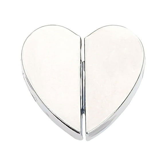 Yxwen Heart Shaped Curtain Silver Heart Curtain Clips Nail Detachable Window Curtains Light Close Buckle Living Room Curtain Magnet Clips-Heart-Shaped Magnetic Curtain Clip Mother's Day Clearance Sale
