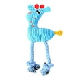 thumbnail image 1 of Yxwen Pet Toy Clearance Cute Giraffe Dog Chew Toy, Corduroy Squeaky Pet Toy with Cotton Rope Legs, Pet Interactive Toy for Small Medium Dogs Cat, 1 of 5