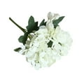 thumbnail image 1 of Yxwen Premium White Silk Hydrangea Artificial Flowers Bouquets - Realistic Fake Hydrangea with Stems, Faux Flower Arrangement for Home Wedding Party Shower Table Centerpieces Decoration, 1 of 2