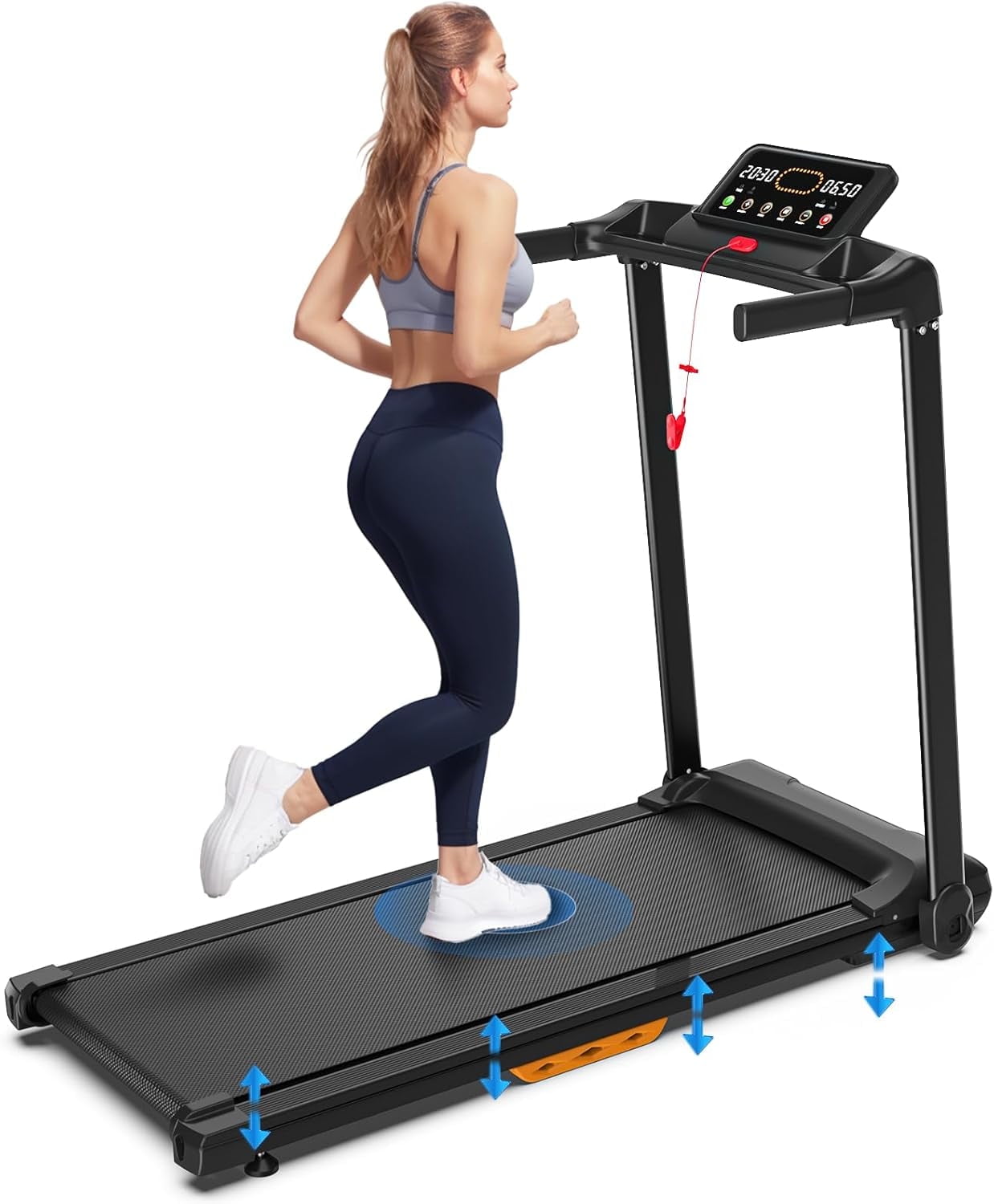 Foldable Treadmill with Incline, Bluetooth Speakers Martinique Ubuy