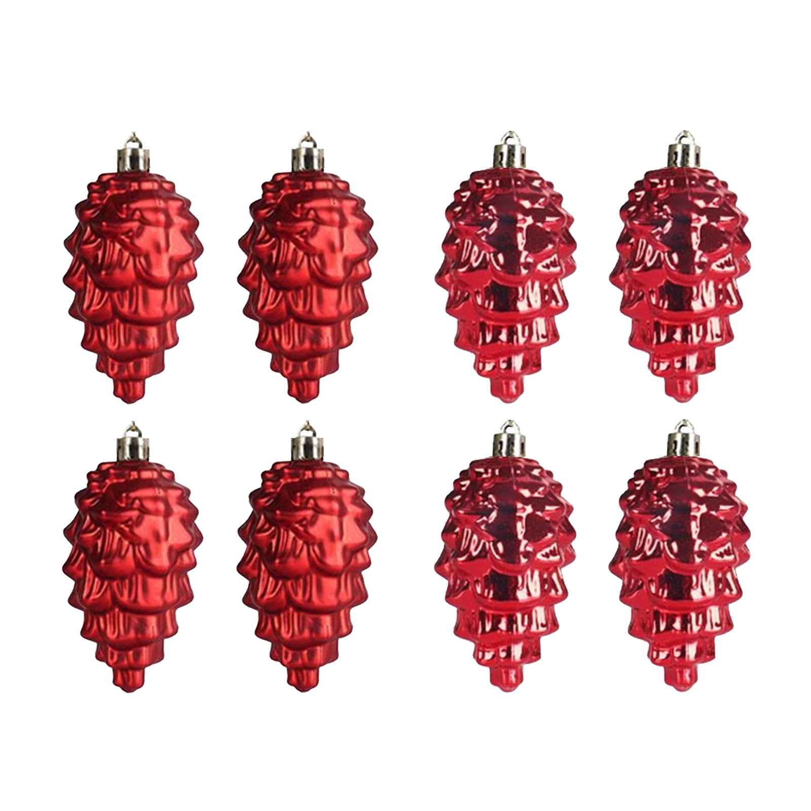 Yyeselk 9cm 8Pieces Pine Cones for Christmas Tree Christmas Pine