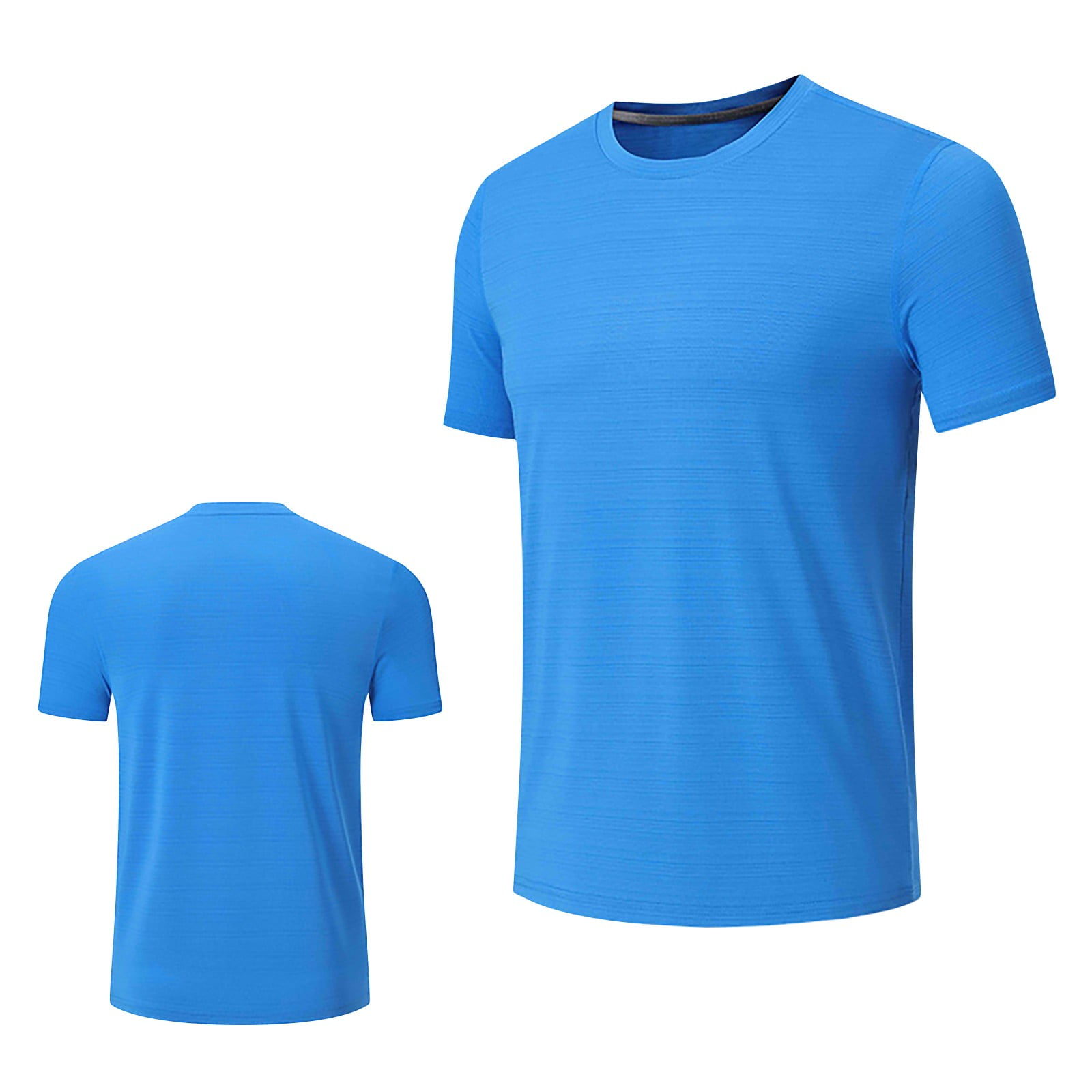 Hat And Beyond Active Crewneck Performance Tee - Moisture Wicking Athletic T-Shirt, UV Protection