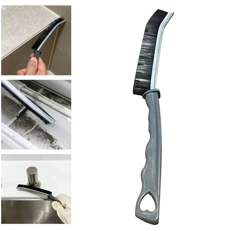 6)Hard Bristle Recess Crevice Cleaning Brush Household Tool Gap