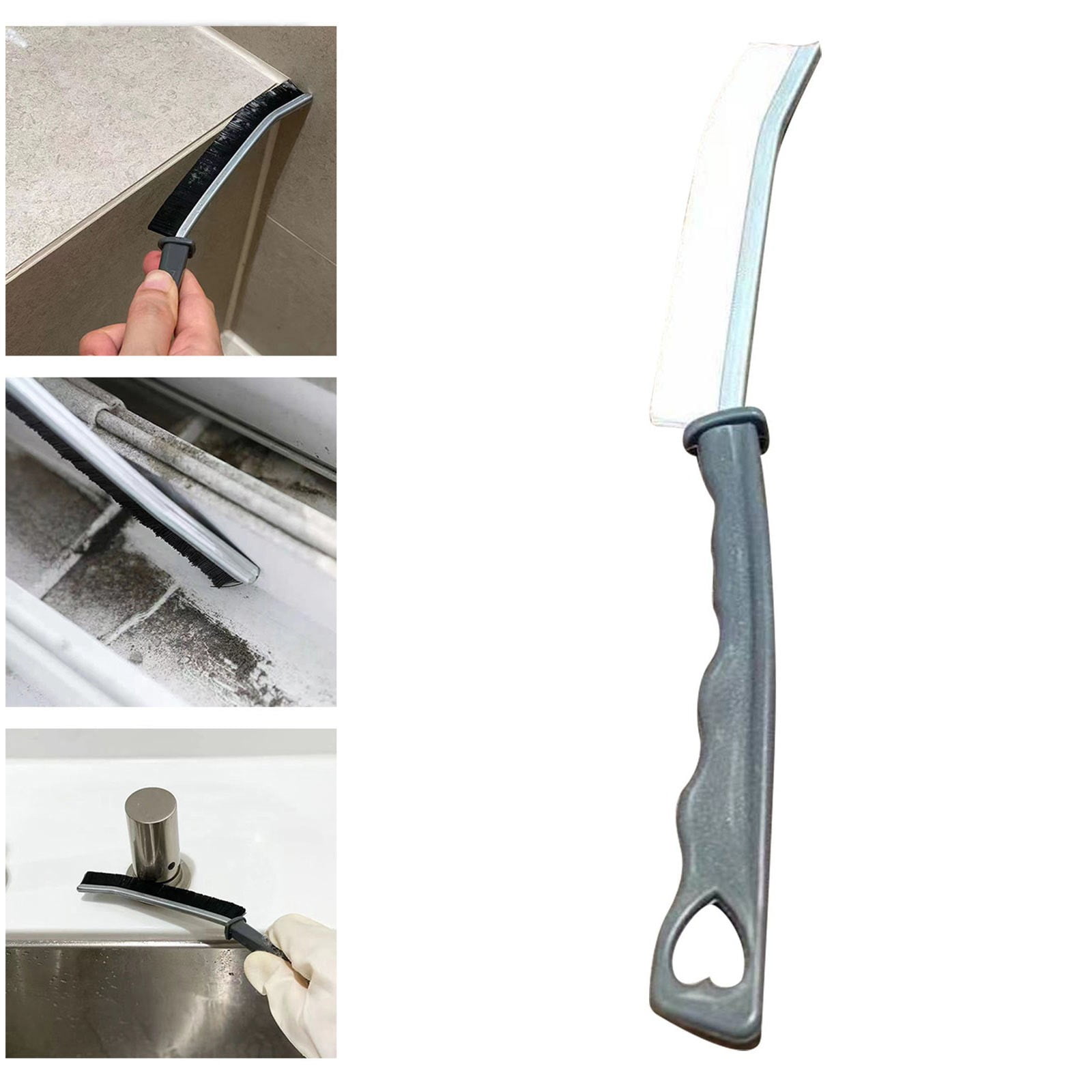 4pcs Hard Bristle Crevice Cleaning Brush, Gap Crevice Cleaning Brush Dead  Corners Small Cleaning Brush Tool, for Bathroom Kitchen Tiles Window Slots