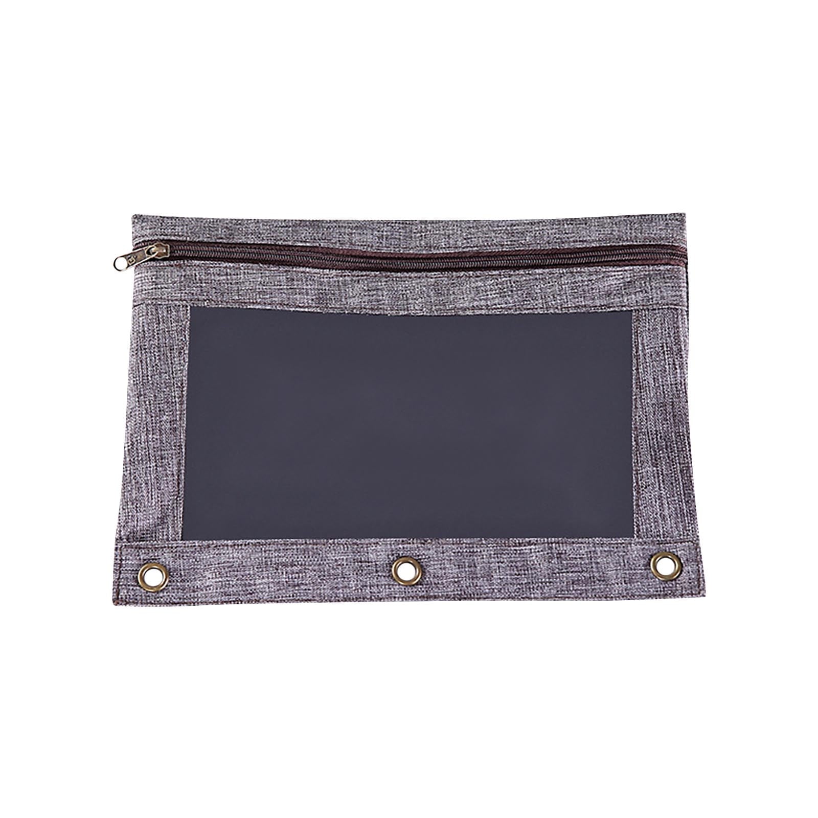 Yyeselk Pencil Pouch for 3 Ring Binder, Binder Pencil Pouch with Smooth