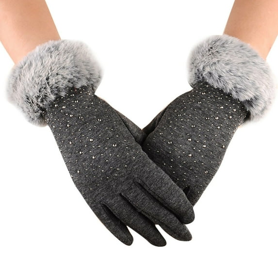 Yyeselk Sales Clearance Winter Gloves Women Touch Screen Glove Cold Outdoor Sport Weather Warm Gloves