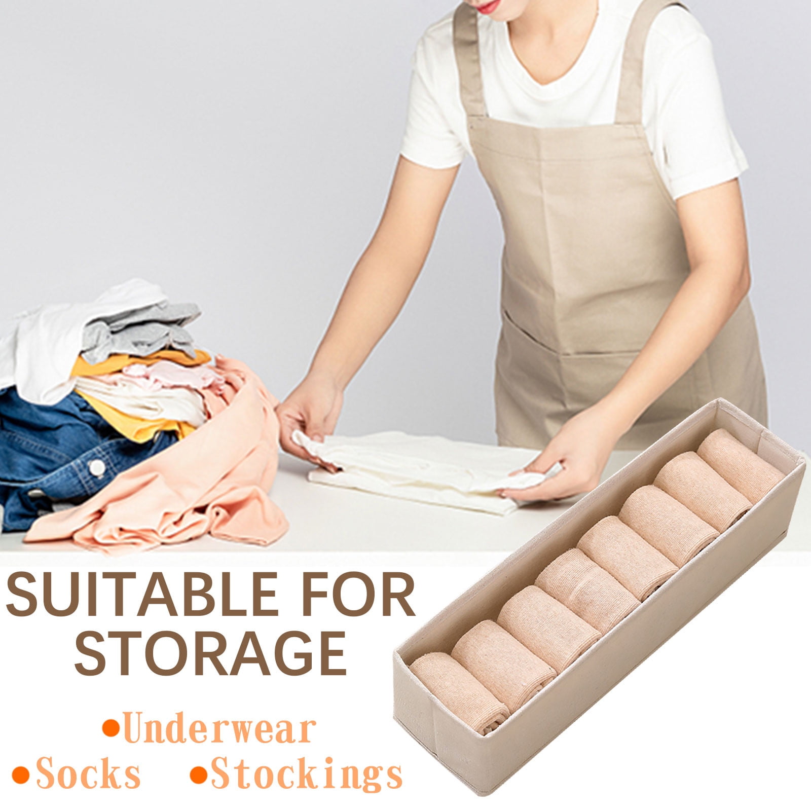 Yyeselk Sock Drawer Organizer, Sock and Underwear Organizer, Sock