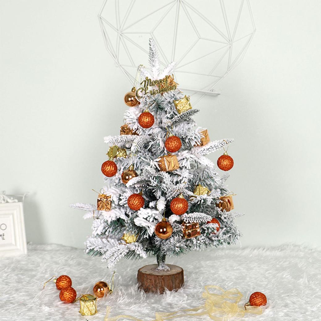 Yyeselk Table Top Artificial Christmas Tree, Small Mini Green Xmas Tree