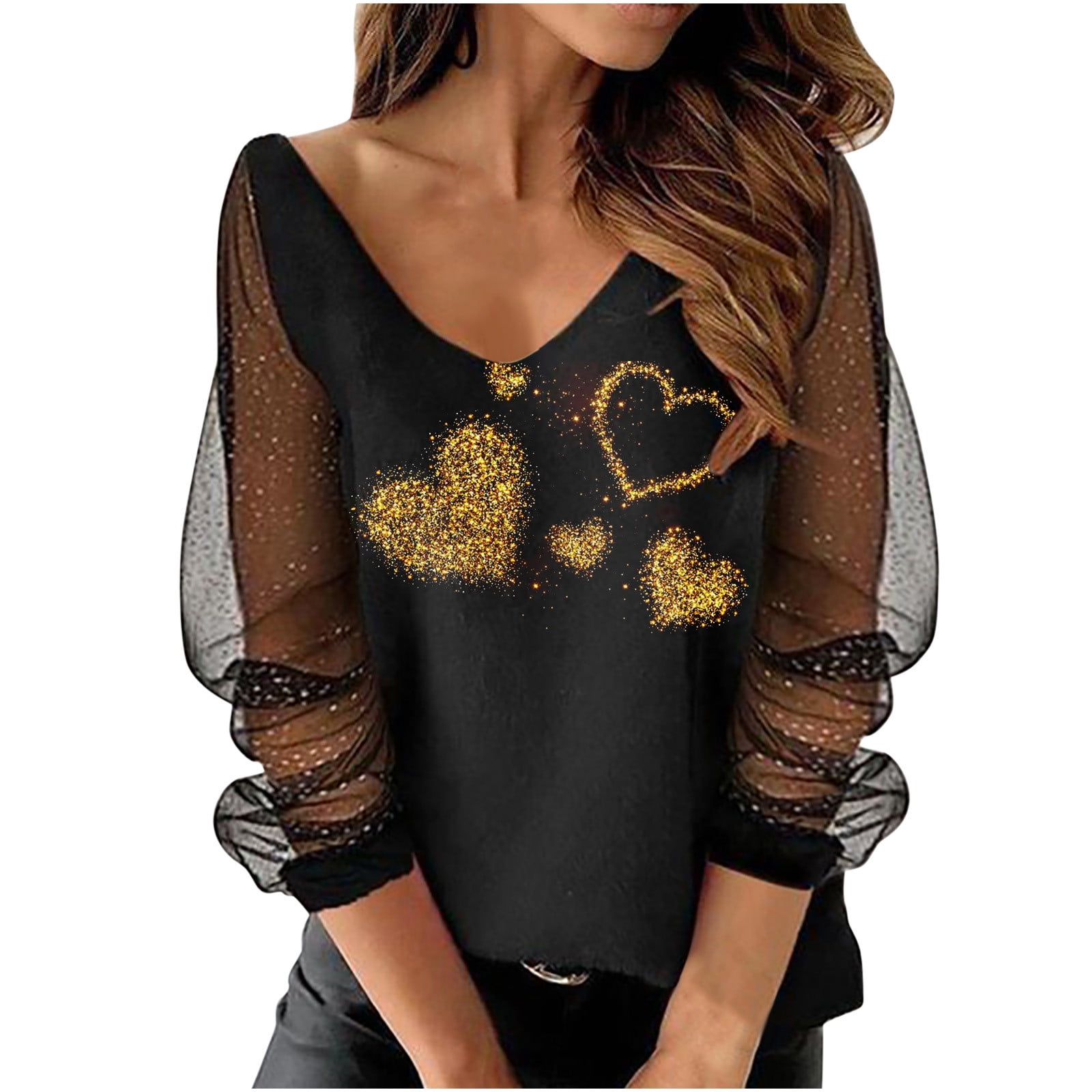 ladies long sleeve party tops