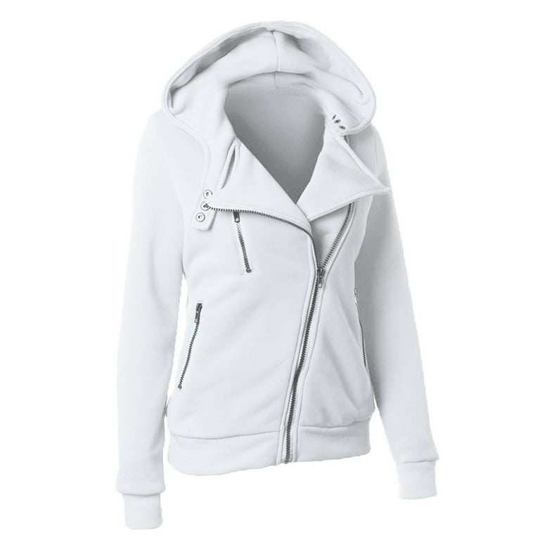 Yyeselk Women's Thermal Active Casual Zip Up Hoodie Jacket Junior