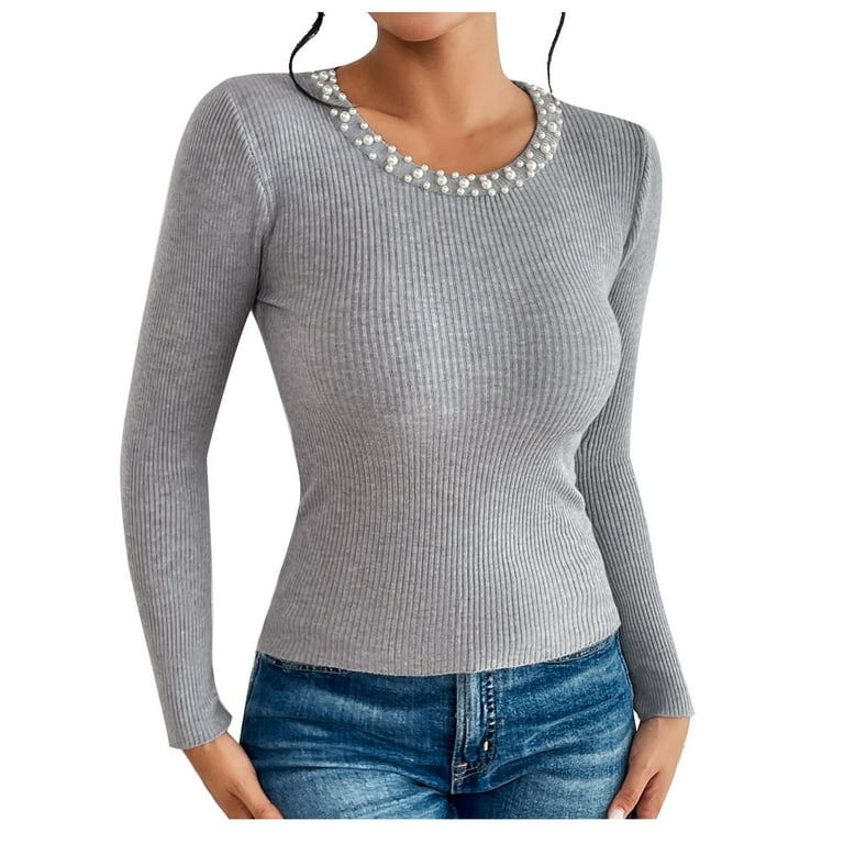 Round Neck Pure Color Long Sleeve Sweatshirt Round Neck Pure Color Long Sleeve Sweatshirt