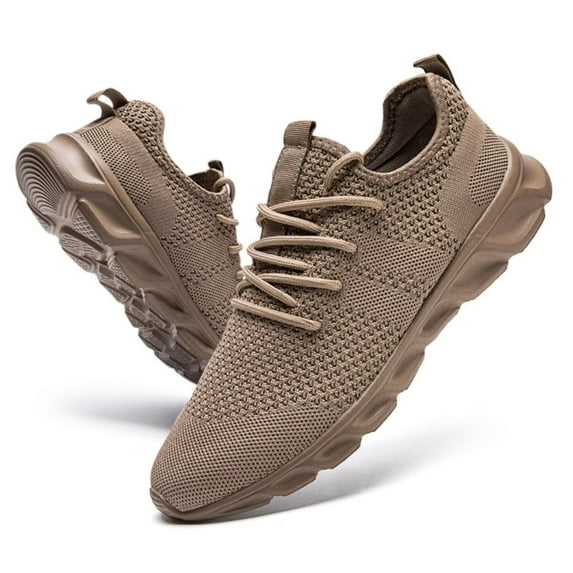 Yytlch Men's Casual Walking Shoes Lightweight Breathable Slip-On Sports Shoes