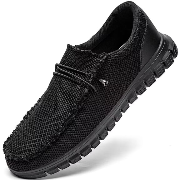 Yytlch Men's Loafers Casual Thick Soled Lightweight Walking Shoes Fashionable Slip-On Shoes