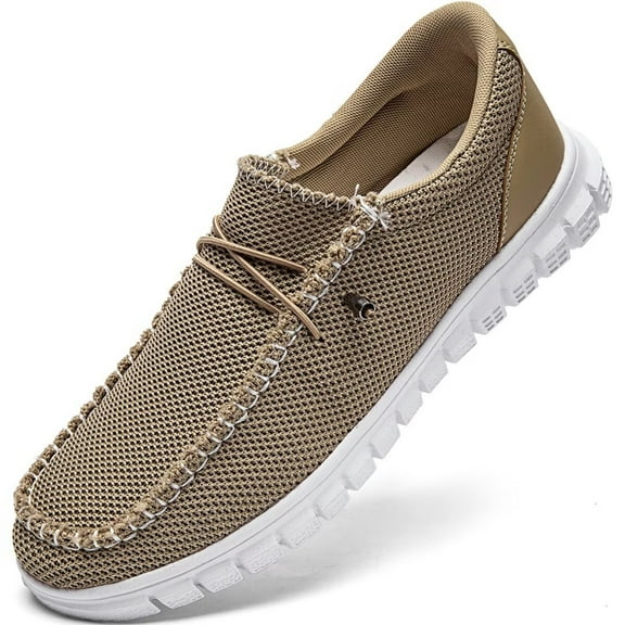 Yytlch Men's Loafers Casual Thick Soled Lightweight Walking Shoes Fashionable Slip-On Shoes