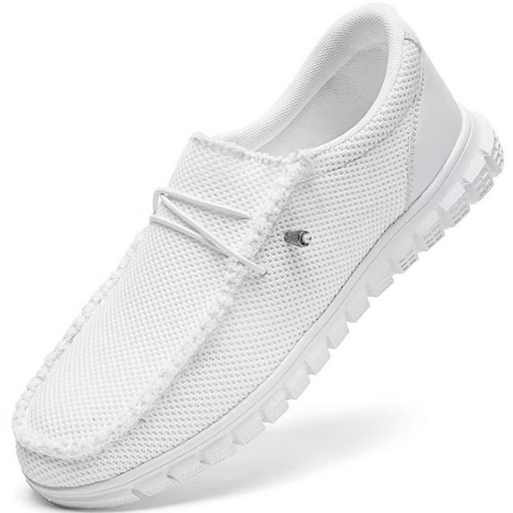 Yytlch Men's Loafers Casual Thick Soled Lightweight Walking Shoes Fashionable Slip-On Shoes