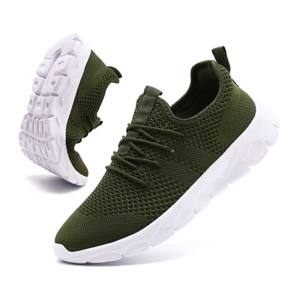 Yytlch Men's Running Shoes Fashionable Walking Shoes Lightweight Mesh Slip-On Sports Shoes