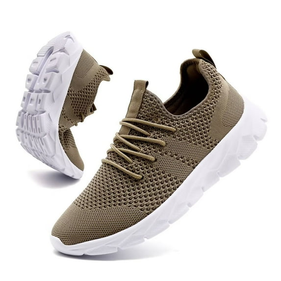 Yytlch Men's Running Shoes Fashionable Walking Shoes Lightweight Mesh Slip-On Sports Shoes