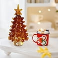 thumbnail image 1 of Yyuenw 2.75 inch Crystal Christmas Tree Artificial Christmas Tree Crystal Xmas Tree Mini Glass Decoration Mini Christmas Tree Figurines Tabletop Trees, 1 of 5