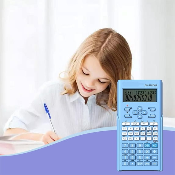 Yyuenw 2-Line Standard Scientific Calculator Multi Functional Exam Special Scientific Computer Portable and Cute School Office Supplies, Suitable for Primary School to College Student Use