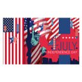thumbnail image 1 of Clearance Under $5!Yyuenw 4th of July Banner Decorations, 70.8x43.3 inches Backdrop Happy 4th of July Independence Day Firework Balloons Party Supplies, Memorial Day Decorations, 1 of 5