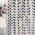 thumbnail image 1 of Yyuenw 4th of July Decorations,Red White and Blue Wave Tinsel Foil Fringe Curtains,Independence Day Photo Booth Prop Streamer Backdrop for America Patriotic Party,Memorial Day,Labor Day, 1 of 5