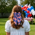 thumbnail image 1 of Yyuenw 4th of July Hair Bows Clips, Patriotic Ribbon Bow Hair Clips for Girls, Red White Blue Ribbon Bowknot Alligator Hair for Memorial Day Independence Day Cheerleader Teens Decor Accessory, 1 of 5