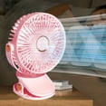 thumbnail image 1 of Up to 65 off!Yyuenw 5 Speeds Clip on Fan Rechargeable - Mini USB Portable Desk Fan with Clip, LED Display Powerful Silent Table Fan, 720°Flexible Rotation for Bed, Home, Stroller, Sport, Camping, 1 of 5