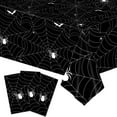 thumbnail image 1 of Yyuenw 54 x 108 Inch Spider Web Plastic Tablecloth, Halloween Tablecloths, Spiderweb with Spiders Designs, Disposable Rectangle Table Cover for Dining, Birthday, Halloween, Spooky Themed Decorations, 1 of 1