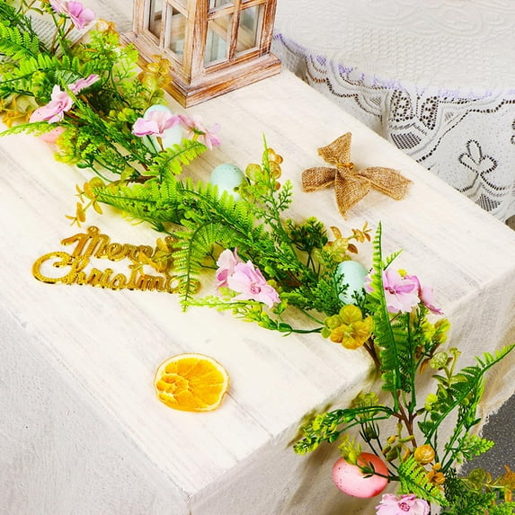 Up to 65 off!Yyuenw 6.2 Ft Easter Egg Garland for Mantle Fake Hanging Vines with Daisy Flowers for Wall Home Party Wedding Indoor Outdoor Spring Decor