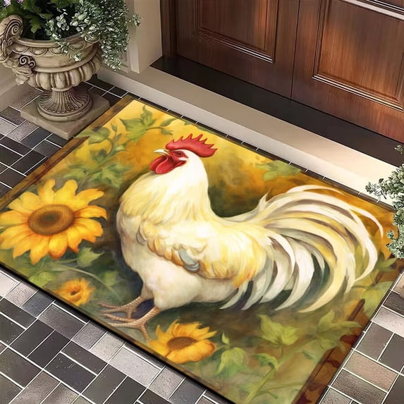 Yyuenw Bathroom Rugs, Bath Mat Super Absorbent Dry Rubber Backing Non Slip Washable Bathroom Floor Mats Shower Rug For In Front Of Bathtub ShowerRoom 16x24IN, Home Decor