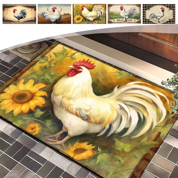 Yyuenw Bathroom Rugs, Bath Mat Super Absorbent Dry Rubber Backing Non Slip Washable Bathroom Floor Mats Shower Rug For In Front Of Bathtub ShowerRoom 16x24IN, Home Decor