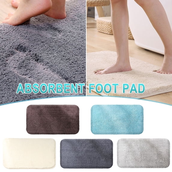 Yyuenw Bathroom Rugs, Microfiber Bathroom Rugs Bath Mat Extra Thick, Soft , Absorbent, Bath Rugs For Bathroom, Home Decor