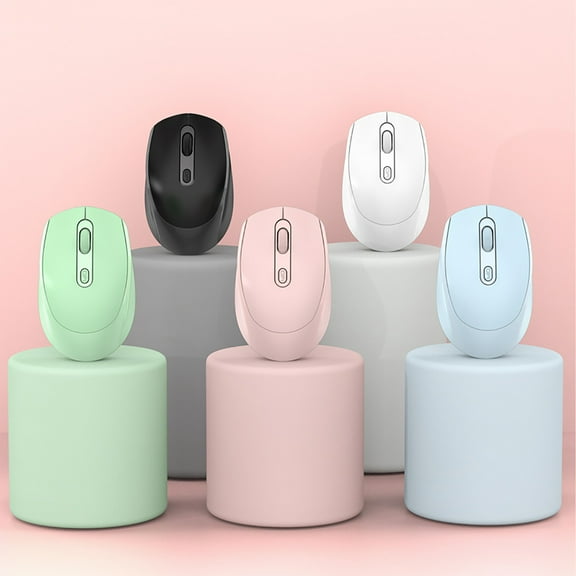 Yyuenw Bluetooth Wireless Mouse, 1600DPI Optical, Silent Clicks, Battery Operated for PC and Laptop