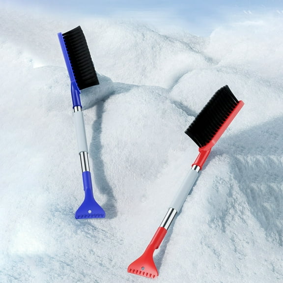 Yyuenw Car Aluminum Alloy Snow Scraper, Window Snow Removal Deicing Defrost Multifunctional Snow Scraper, Car Cleaning Tool