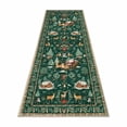 thumbnail image 1 of Yyuenw Christmas Runner Rug, 62.3 x19.6 inch Non-Slip Holiday Carpet with Tree Pattern for Hallway, Kitchen, Entryway, Bedroom Dining Room Porch, 1 of 2