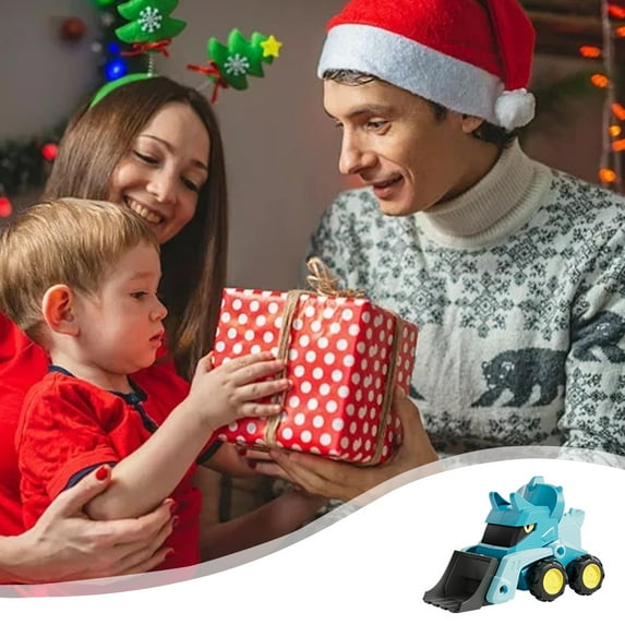 Yyuenw Construction Toys for 2 3 4 5 Year Old Boy/Girl Toddlers, Press and Go Dinosaur Truck Construction Vehicle Toys Sandbox Excavator Toys Christmas Birthday Gifts for Kids