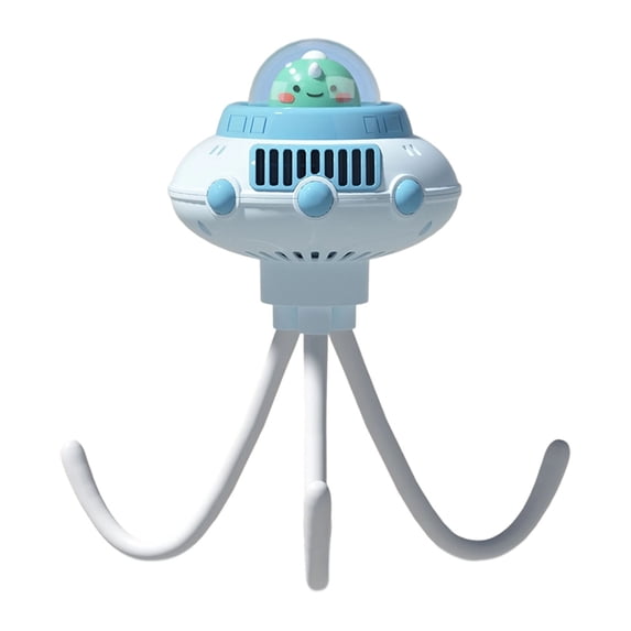 Yyuenw Desktop Fan, Space-Themed Bladeless Fan, 3-Speed Settings, Ideal for Office and Home, Gift for Boys and Girls
